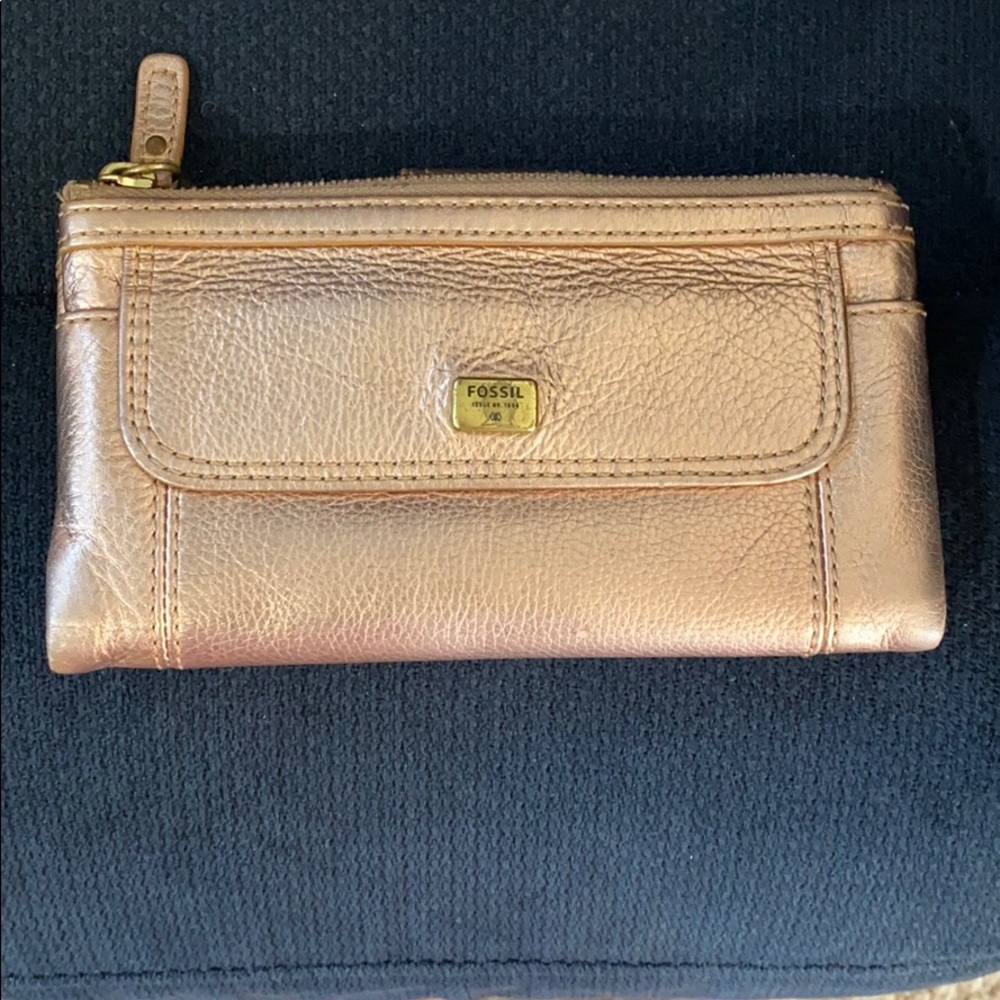 Fossil Rose Gold Wallet